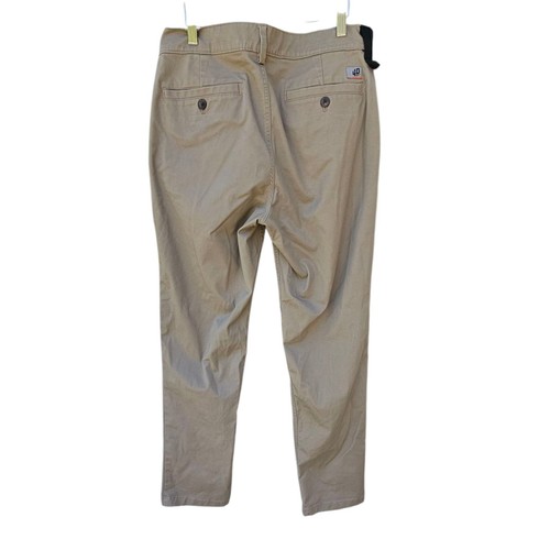 40 Grit x Duluth Mens 34x34 Standard Fit Workwear Chino Shop Pants Beige - Picture 2 of 6