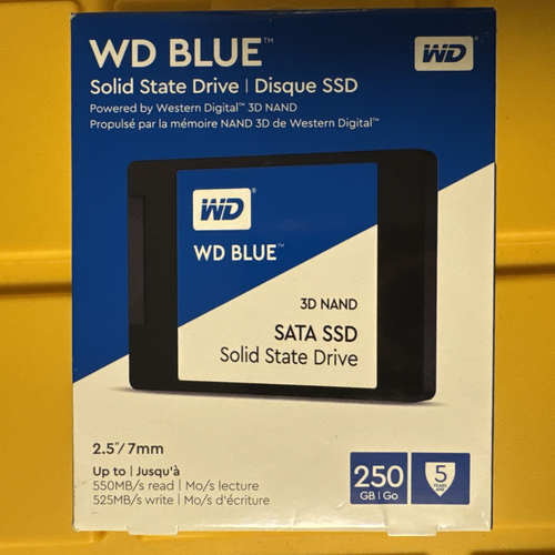 WD Blue 250GB Internal SSD Solid State Drive - SATA 6Gb/s 2.5 Inch - WDS250G1B0A - Picture 2 of 6