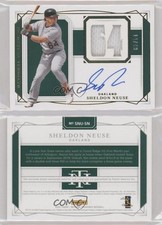 2020 National Treasures Signature Numbers Gold /49 Sheldon Neuse Rookie Auto RC