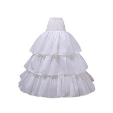 Elegant Crinoline Underskirt Farthingale Petticoat Skirt for Bridal Gowns Wear