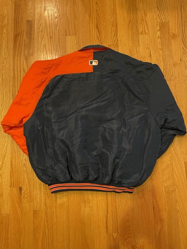 Vintage Detroit Tigers Starter Diamond Collection Jacket Sz XL Split Colorway  - Picture 8 of 9