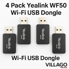 4 Pack Yealink WF50 Wi-Fi USB Dongle Adapter for Yealink IP Phones – Villago USA