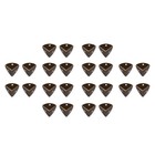 48 stücke Holzkiste Ecke Dreiecksgarde Antike Schmuck Fall Sicherheitsschutz