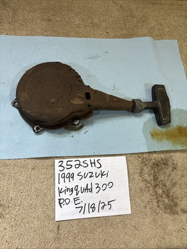 1999 Suzuki king quad recoil rewind Hand Start Pull Start 352