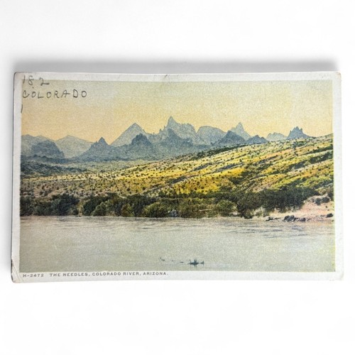 Vintage "Phostint" Postcard The Needles Colorado River Arizona - Picture 3 of 4