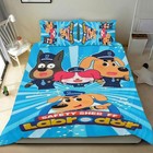 Bedding Set For Sheriff Labrador Duvet Cover with 2 Pillow Case Kids Boys Girls