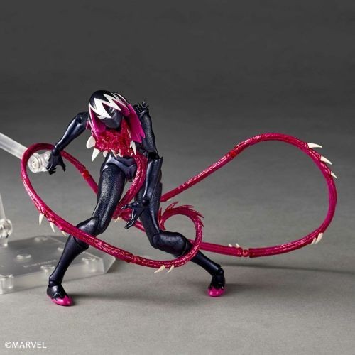 Revoltech Amazing Yamaguchi Spider Gwen Gwenom Figure Kaiyodo PSL - Picture 6 of 11