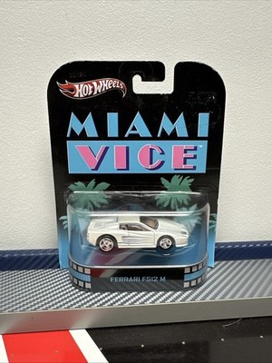 2012 HOT WHEELS MIAMI VICE SILVER FERRARI F 512 M | eBay