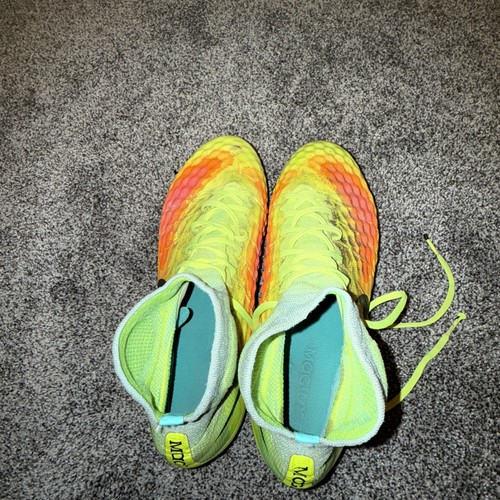 Scarpe da calcio Nike Magista Obra II SG-Pro 844596-708 US 10,5 verde fluo, arancione - Foto 8 di 8