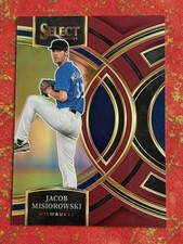 2024 Select Jacob Misiorowski Premier Maroon Prizm /149 #38 Milwaukee Brewers