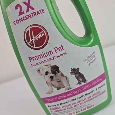 #ad Hoover 64 oz Premium Pet Carpet Upholstery Detergent 2X Concentrated $39.55