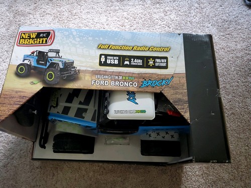 New Bright 1:8 Scale RC Truck Vaughn Gittin Jr Ford Bronco Brocky - Picture 2 of 5