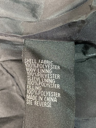 Oxford Jacket Men Size L Puffer Quilted -VGC -Hood Contained In Collar Free Post - Bild 9 von 11