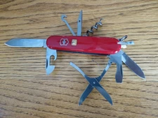 VICTORINOX Swiss Army Knife Officer SUISSE 10 Tools Rostfrei