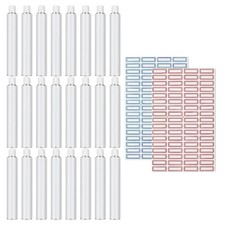 24 Pcs Empty Aluminum Paint Tubes 20ml Blank Paint Tubes For Artists Hobbyists