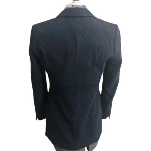 R M WILLIAMS Navy Wool Blend Blazer Womens Jacket Size 8 - Picture 2 of 7