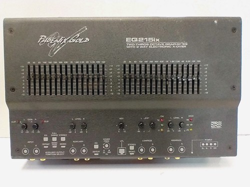 Phoenix Gold EQ215ix Two-Thirds Octave EQ, X-Over **READ**