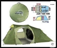 QUECHUA 4-Man Camping Tent - Family Seconds 4.1. Quick up, ideal for festivals