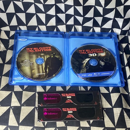 My Bloody Valentine 3D (Blu-ray Disc, 2009, 2-Disc Set) with 3D Glasses - Foto 2 di 5