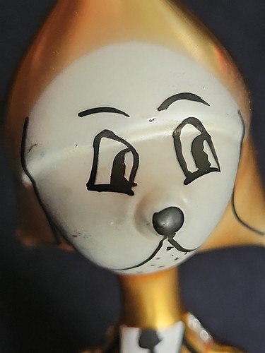 Vintage italienisches mundgeblasenes Glas De Carlini ? Weihnachtsschmuck - Hund im Anzug - Bild 23 von 24