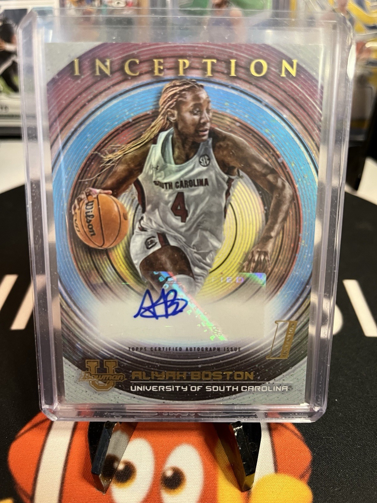 2022-23 Bowman U Inception - #BIA-ABN Aliyah Boston Rookie Auto