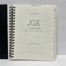Rae Dunn 2026 Planner 17 Month Aug 2025- Dec 2026 - NEW - Diff Designs You Pick