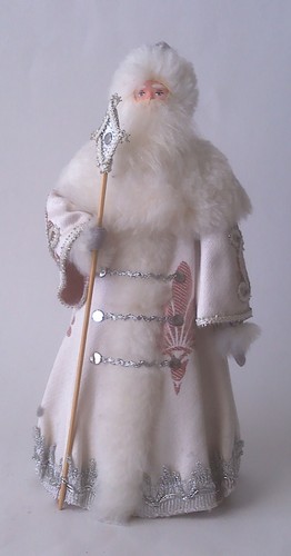 Vintage Russian Cone Style Doll 10 3/4" - 2