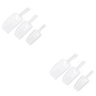 3 Stück Kunststoff-Eisportionierer Mehrzweck-Messlöffel Messschaufeln für Candy