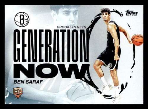 2025-26 Topps #GN-26 Ben Saraf generación ahora - Imagen 1 de 2