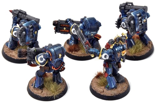 ULTRAMARINES 5 Devastators #3 WELL PAINTED Warhammer 40K - Bild 2 von 4