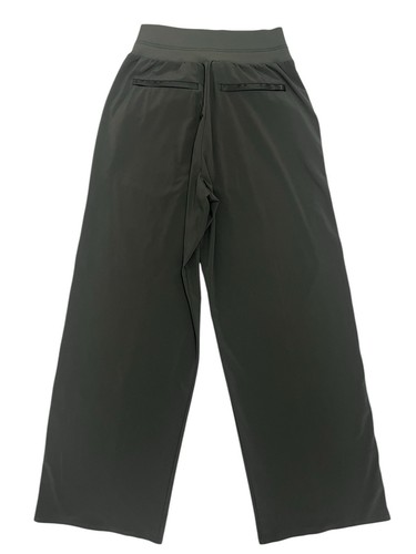 Athleta Nolita Wide Leg Pants Mountain Olive Green Athleisure Active Women’s 10 - Picture 6 of 12