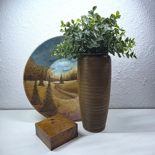 Jarrón de cerámica de estudio japonés moderno vintage de mediados de siglo hecho en Japón - Imagen 2 de 9