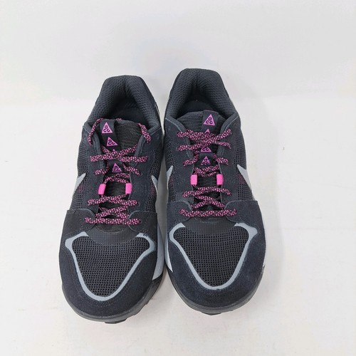 Nike Men's ACG Lowcate Trail Hiking Shoes Smoke Grey Purple Black Size 7