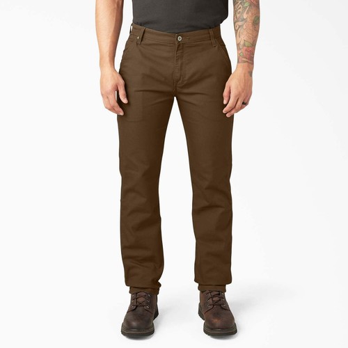 Dickies Herren FLEX Regular Fit Duck Carpenter Hose - DP802 - Stonewashed Timber - Bild 14 von 30