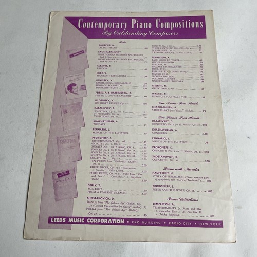 Now Is The Hour Maori Farewell Song Eddy Howard Vintage Sheet Music - Foto 5 di 5