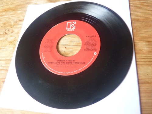 Conway Twitty US USA 7" Slow Hand plays VG+ When Love Was Something Else - Picture 4 of 5