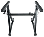 Rockville Z-Style Keyboard Stand+Wheels Fits Dave Smith Instruments phet Rev2-08
