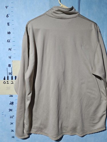 Polartec Shirt Mid Weight Cold Weather Gen III Mens X-Large Beige Military - Picture 11 of 12
