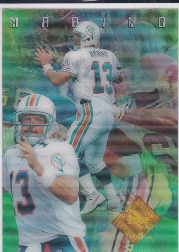 DAN MARINO Dolphin 1996 Collector's Edge Advantage RARE VIDEO #'d 1718/2000 SP!