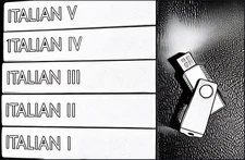 PimsLr Language Approach - Gold Edition Course, Italian Levels 1 to 5 - Full Set