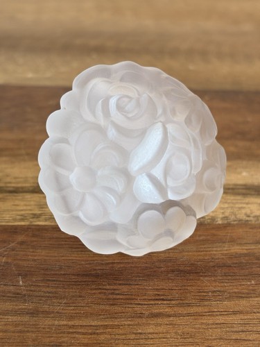 GIORGIO VALENTI Etched Frosted "Rose Noire" Decorative PURFUME Bottle- EMPTY - Picture 17 of 21