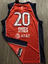 Brittney Sykes Washington Mystics Autograph Signed Jersey! Psa Coa