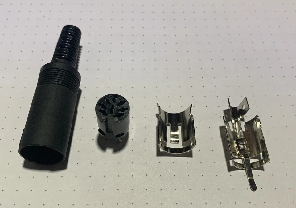 8 Pin Circular Female DIN Connector, Cable Mount, P/N SD-80J, 1 Each - Image 2 of 4
