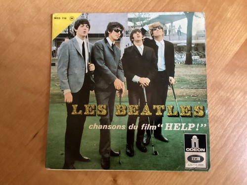 Beatles "Help!, 2nd Press French Odeon MEO 116 EP 45 / Hülle