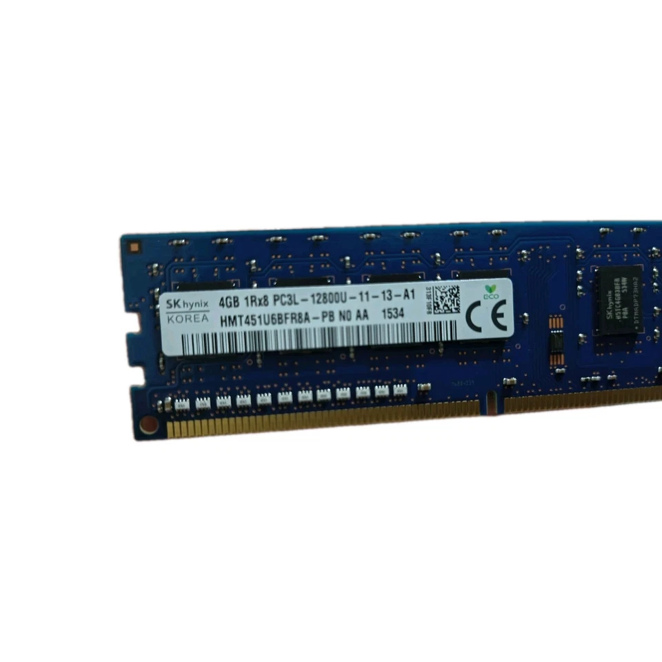 SK hynix 4GB 1Rx8 PC3L-12800U-11-13-A1 HMT451U6BFR8A-PB NO AA 1501 1534 - Image 2 of 4