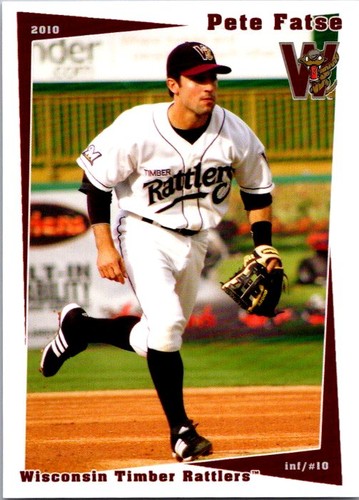 Pete Fatse 2010 Grandstand Wisconsin Timber Rattlers #NNO