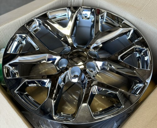 20" Chrome Snowflake Wheels Blackhawk R/T Tires For GMC Sierra Yukon Set 4 - Picture 4 of 5
