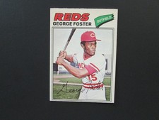1977 O-Pee-Chee OPC Baseball Set Break Card #120 George Foster