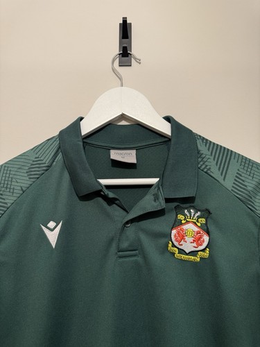 Camiseta de entrenamiento Wrexham AFC con logotipo de ginebra de aviación Ryan Reynolds, talla M - Imagen 3 de 4