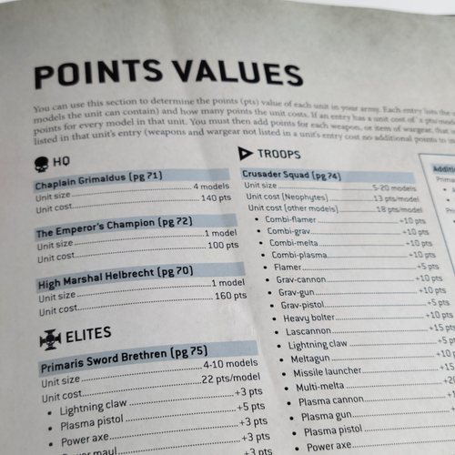 Warhammer 40k Codex Supplemento: Templari Neri (9a Edizione) - Army Box Ltd. Edizione - Foto 12 di 13